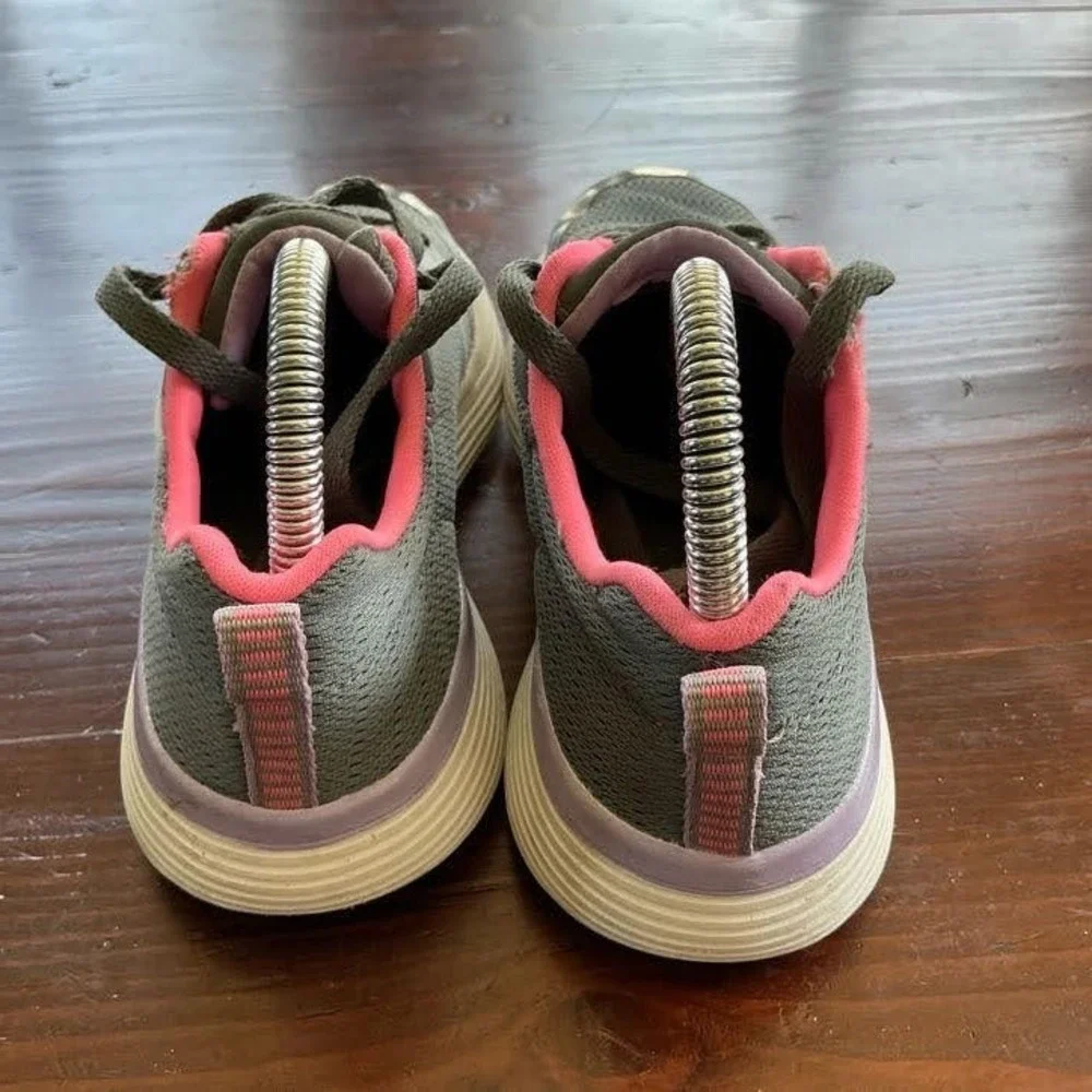 Skechers GOrun Sneakers Kids 1.5 Grey Pink 302428L‎ Athletic Running Shoes